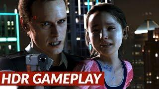 Detroit: Become Human Demo - HDR gameplay [PS4 Pro]