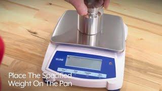 How to Calibrate Uline Balance Scales