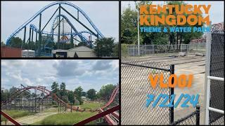 Great Coasters, Junky Park? | Kentucky Kingdom Vlog 7.21.24