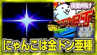 新台 Pにゃんこ大戦争は実質アナザー金ドンちゃん改【夜勤明け 実践 #1332】