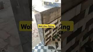 Woll tiles fitting #construction