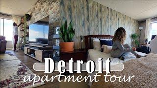 DETROIT APARTMENT TOUR | Eshi Jay