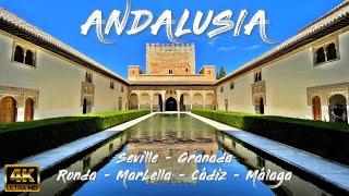 ANDALUSIA (Seville, Granada, Ronda, Marbella, Cádiz & Málaga) – Spain  [4K]