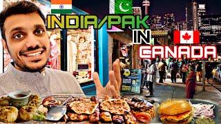 Mini India/Pakistan in Canada | Must Watch! Gerrard Indian Bazaar | Trying street food