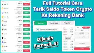 Full Tutorial Cara Tarik Saldo Token Crypto Ke Rekening Bank - Aplikasi TokoCrypto Penghasil Uang