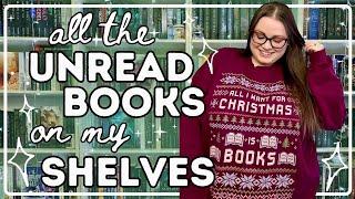 All the Unread Books on my Shelves | physical TBR!