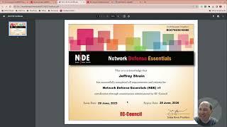 EC Council Network Defense Essentials - Passed :)