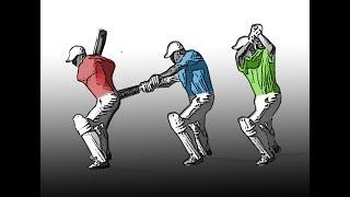 Cricket batting tips, front foot cut shot