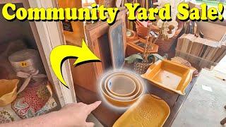 STORY OF MY DAY! Community Yard Sale Shop With Me | eBay Reselling