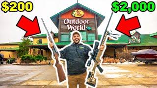 CHEAP vs EXPENSIVE Bass Pro Shops CHALLENGE!!! (Surprising Result!)