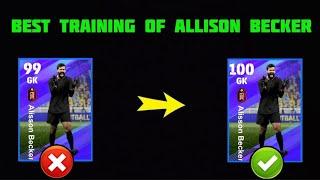 Best Different Way To Training 100 rated Allison in efootball 2025.