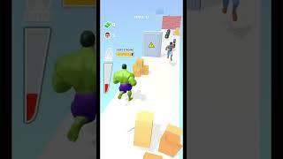 Muscle Rush 3D hulk vs among gameplay #amongus #shorts