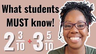 A Mini Workshop on Adding Mixed Numbers for Parents, Teachers, and Tutors | Teach Elementary Math