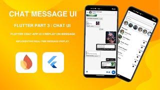 Flutter Chat App UI  || Reply on  Message ||  Chat UI In Flutter Part 3