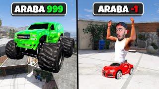 HER KAZA YAPTIGIMDA ARABAM KÜÇÜLÜYOR - GTA 5 MODS