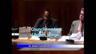 Councilmember Ulysees Wingo comments on Buffalo Cannabis Act