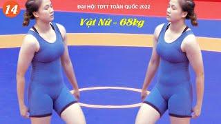 Vật nữ, Women wrestling - 68 kg - N.T.Hải - Bắc Ninh & L.T.Q.Như - Huế.