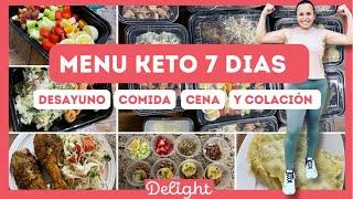 Simple Keto Meal Prep ( Menu semanal para Dieta Keto / Baja de peso y quema grasa)