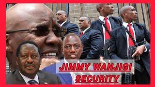 Jimi Wanjigi BODYGUARDS QUICKLY Takes Cover OUTSIDE Citizen TV During INTERVIEW as He Destroys RUTO