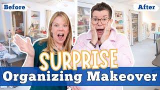You Won’t Believe This Cluttered Craft Room Makeover - Awesome Organizing Ideas!