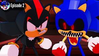 Annoying The Exe As Shadow (Animation + Gameplay) Sonic.exe The Disaster - ROBLOX