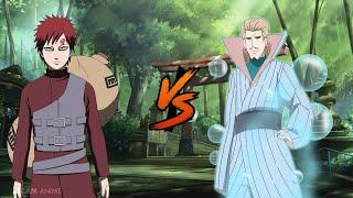 Gaara vs Gengetsu Hozuki 