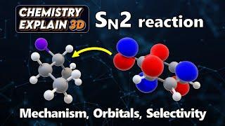 How SN2 Reactions Look Like (Animation) | Organic Chemistry Substitution Mechanism