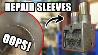 We RUINED Our Customer's ANTIQUE Tractor Cylinder... Can We Fix It?