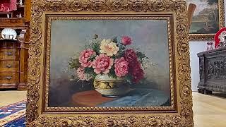 Oil painting on panel - Still life - Italy 1950s