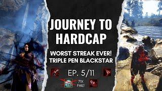 BDO | Journey to Hardcap | WORST STREAK EVER!? Triple PEN Blackstar!! Ep. 5/11