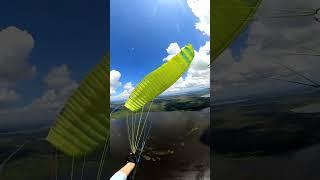 Paraglider SAT spiral #paramotor #SIV #aviation #ultralight