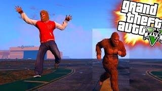 GTA V - THE BEAST VS THE BIGFOOT (Abilities Comparison)