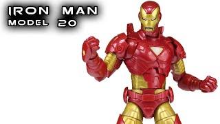 Marvel Legends Invincible IRON MAN (Model 20) Retro Carded Action Figure Review