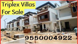 Triplex villas for sale in Vijayawada || #houses for sale