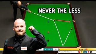 Luca Brecel's Tricky Shots in World Championship.