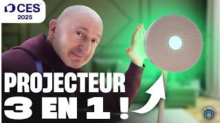 CES 2025 : Un Étonnant PROJECTEUR 3 en 1 ! (Coup De Cœur)