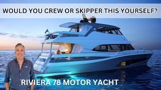 RIVIERA 78 MOTOR YACHT - BOAT WALKTHROUGH