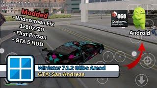 Winlator 7.1.2 Glibc (Afei) | Grand Theft Auto: San Andreas┃Android Gameplay