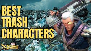 Best TRASH Characters Still Used in the Game Marvel Strike Force MSF