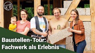 ROOMTOUR Baustelle: Fachwerk mit Hanf & Kalk | Gesund, Ökologisch & Nachhaltig | Bauen als Erlebnis