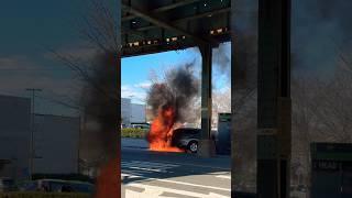 Burned car in Brooklyn 86st/Stillvell av. FDNY came fast and put out the fire