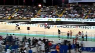 *nuestrociclismo.com* Velocidad Varones - Final heat 1. Kevin Sireau y Chris Hoy