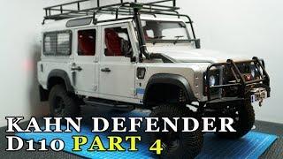 RC Project 6 | Kahn Defender D110 | PART 4: Assembly, Lights, Upgrades etc