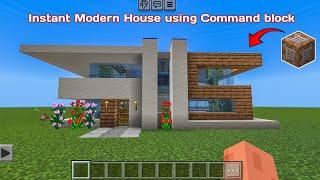 How to build a modern house in Minecraft using Command block