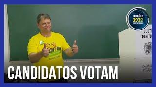 Eleições 2022: candidatos ao governo de SP, Tarcísio de Freitas e Fernando Haddad, votam nesta manhã