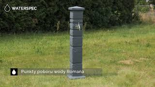 Ozdobne punkty poboru wody Romana