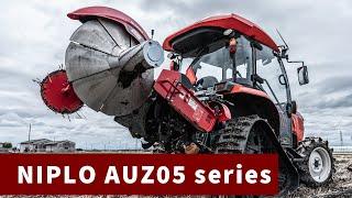 ニプロ新型オフセット畦塗り機　AUZ05シリーズ　プロモーション