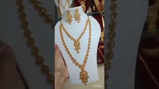 #jewelry Forming Haraam collections  Gold finishing look contact number 9345702067