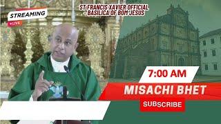 7 AM - Konkani Mass | Mongllar-Sadea Kallchem Ekvisvem Satollem| Basilica of Bom Jesus | 27 Aug 2024