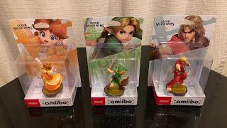 Super Smash Bros Ultimate Amiibo Wave 3 Unboxing (Daisy & Young Link & Ken)